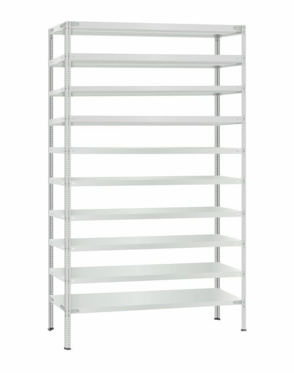 Стеллаж металлический Титан МС-500 2300х1200х500 10 полок